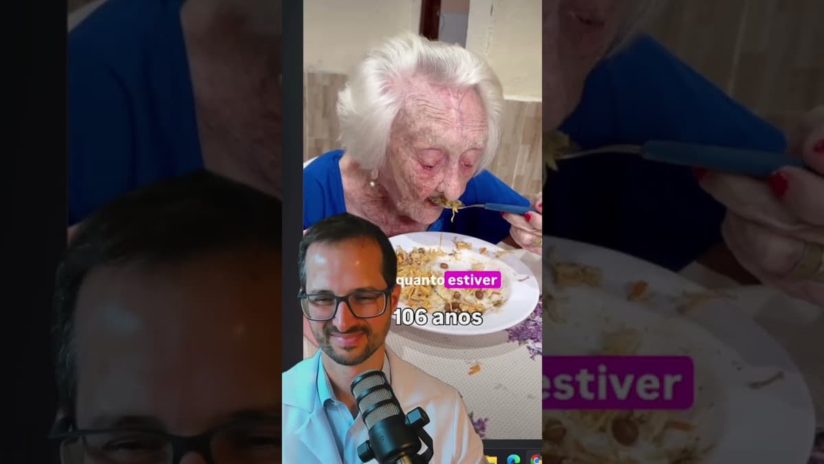 106 Anos e Comendo Sozinha: O Que a Autonomia na Velhice Ensina Sobre Envelhecer Bem